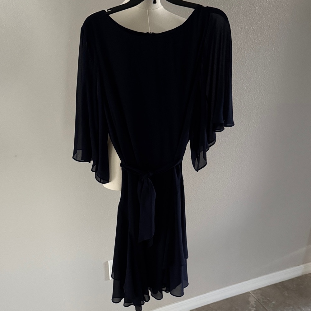 Ralph Lauren Navy Blue chiffon